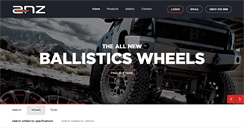 Desktop Screenshot of anzwheels.co.nz